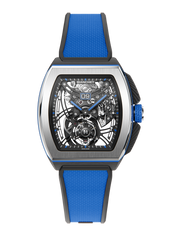 Flying Tourbillon Grande Date B 1.618 Hybrid Blue