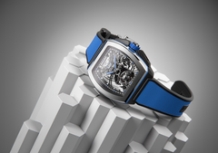 Flying Tourbillon Grande Date B 1.618 Hybrid Blue