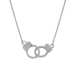 Love Lockdown Interlocking Diamond Necklace
