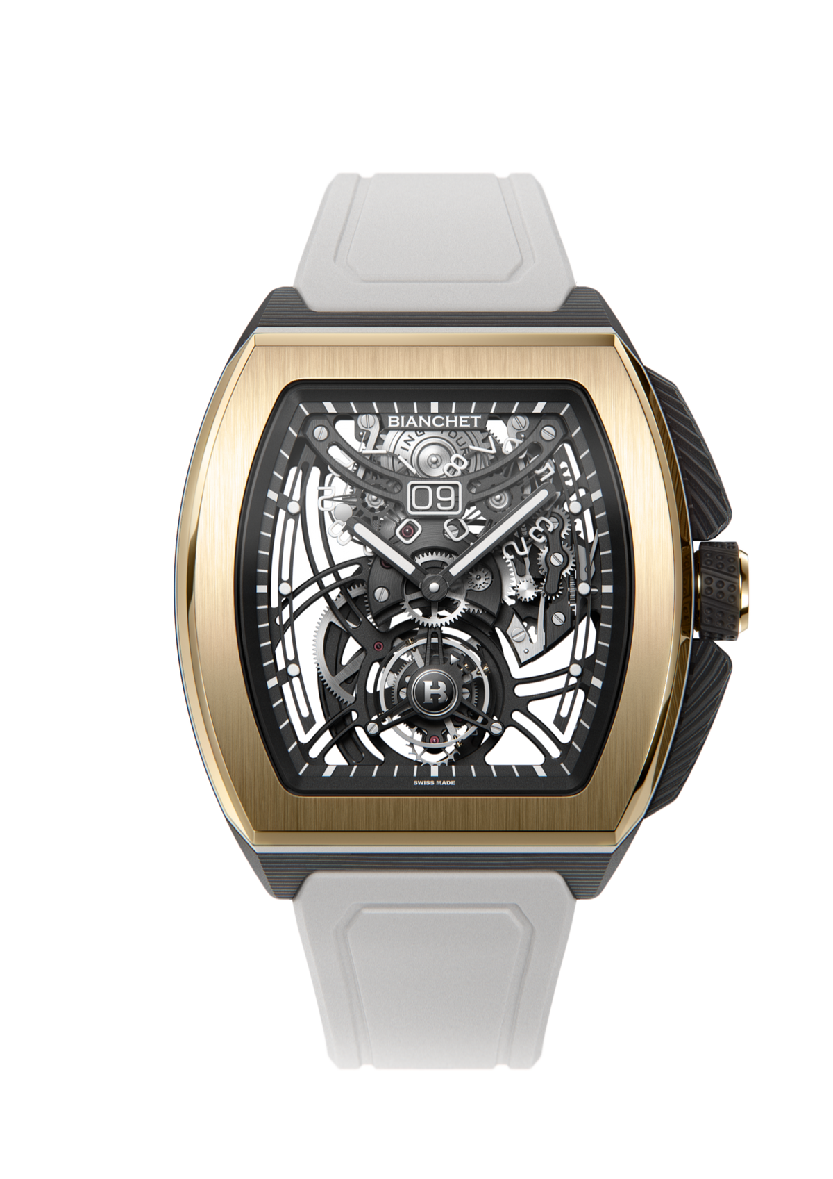 Flying Tourbillon Sport GMT B 1.618 Hybrid Gold