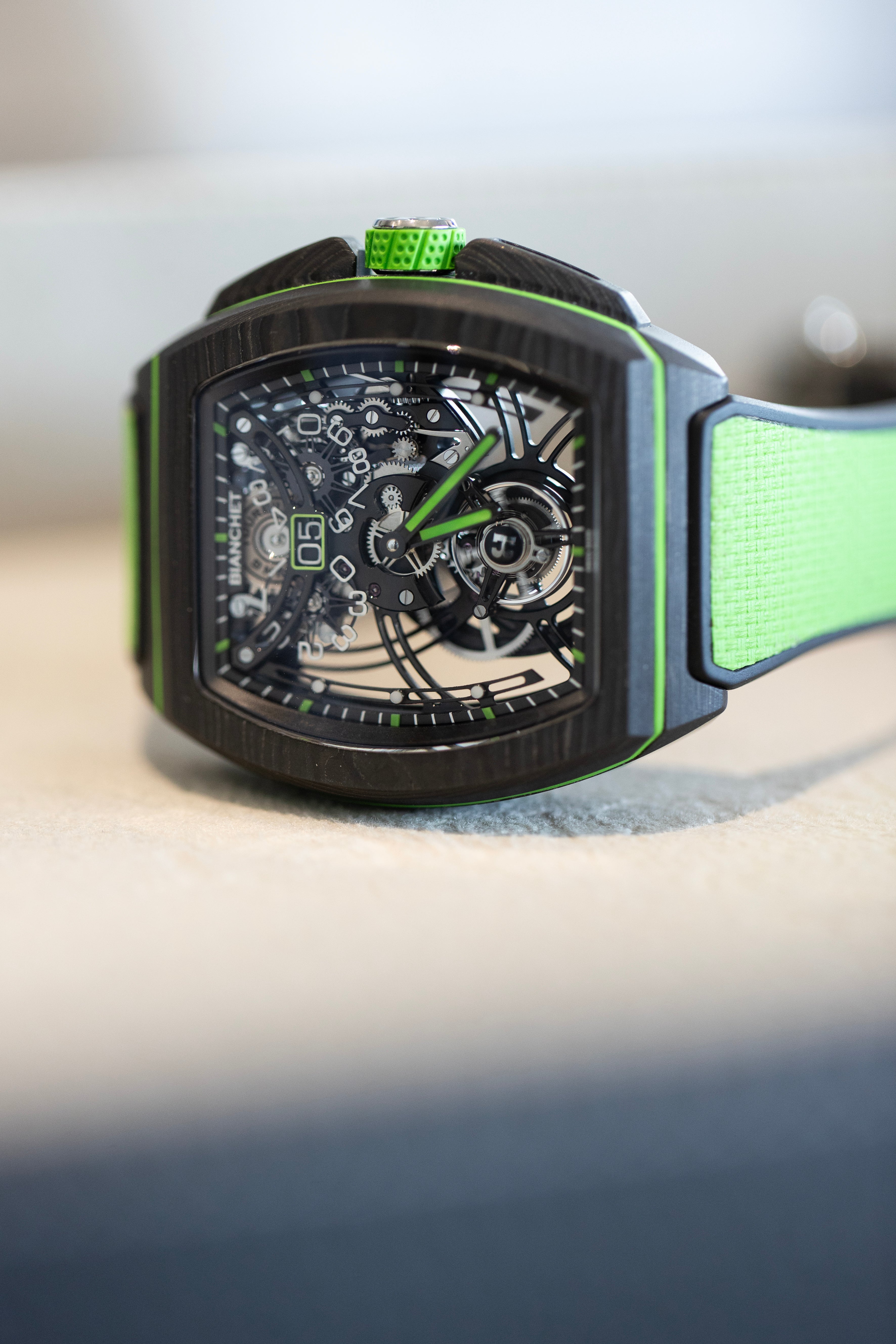 Flying Tourbillon Grande Date B 1.618 Hybrid Green