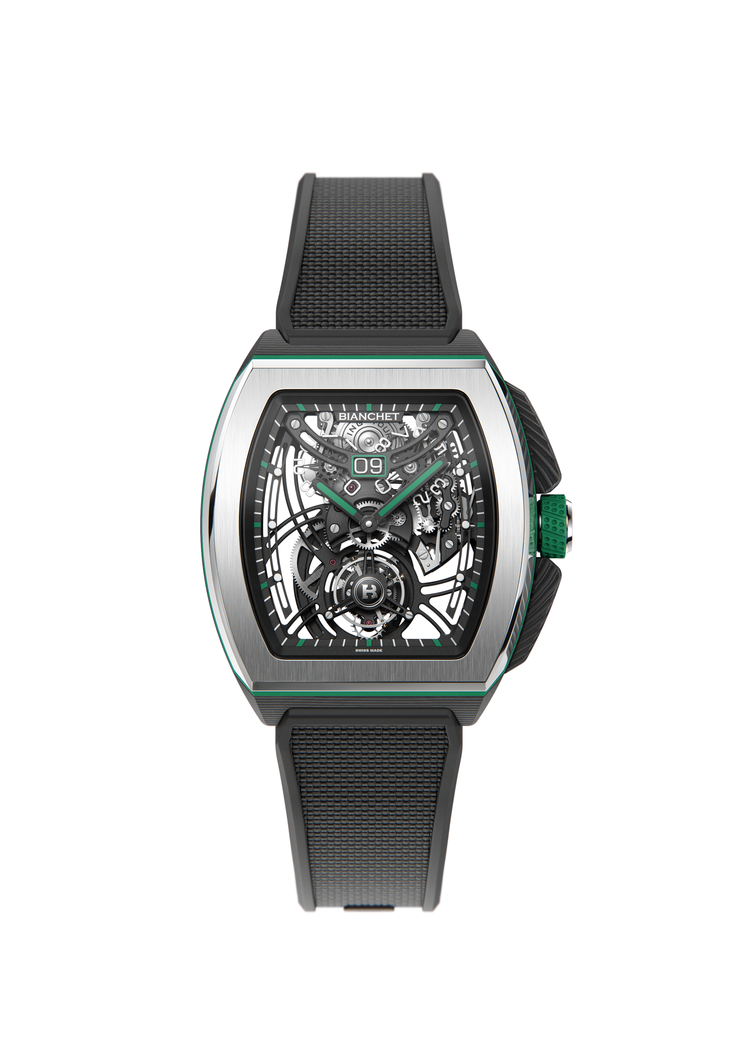 Flying Tourbillon Grande Date B 1.618 Hybrid Green