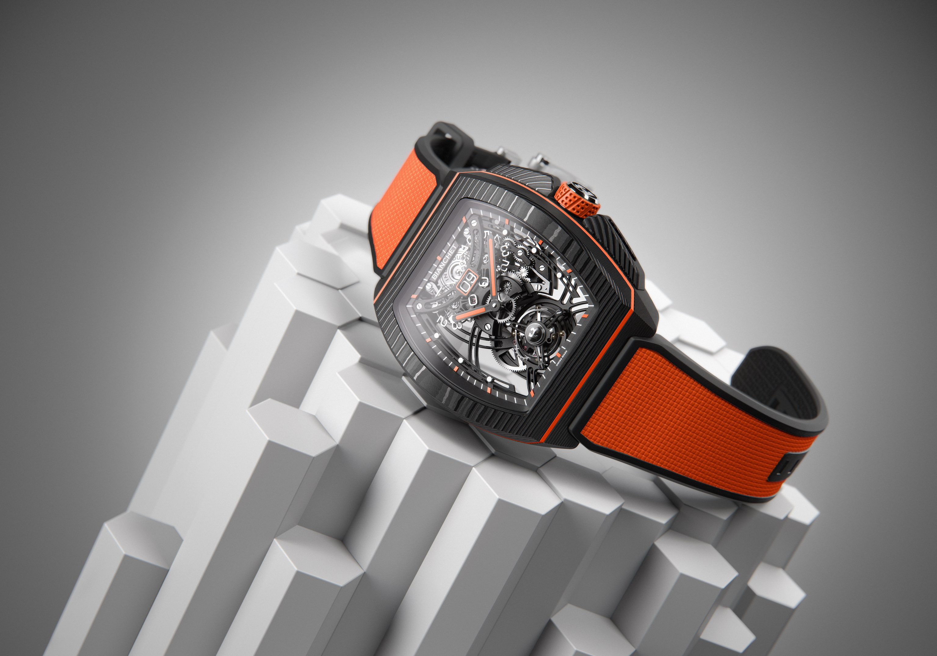 Flying Tourbillon Grande Date B 1.618 Carbon Orange