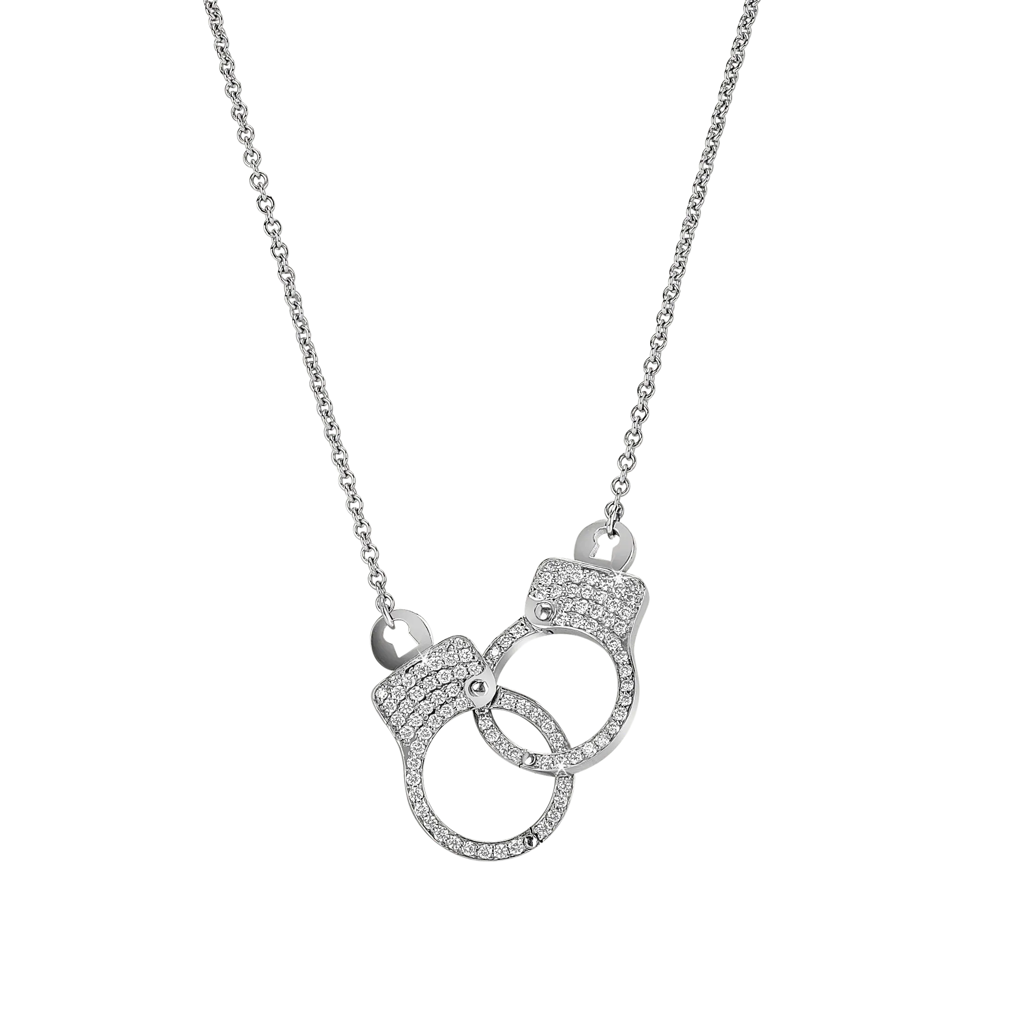 Love Lockdown Interlocking Diamond Necklace