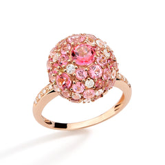Anel Bubbles Rose Ring