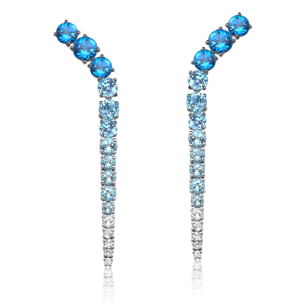 Yara Blue Topaz Earrings