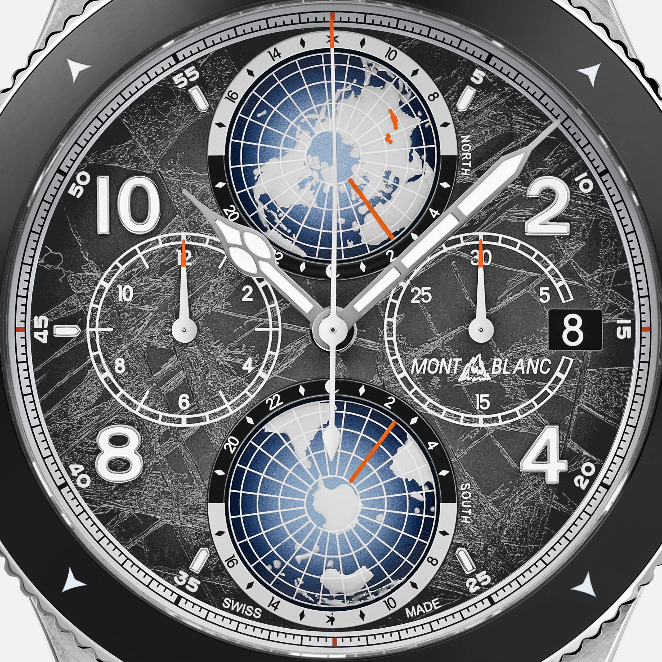 Montblanc 1858 Geosphere Chronograph 0 Oxygen The 8000 Limited Edition