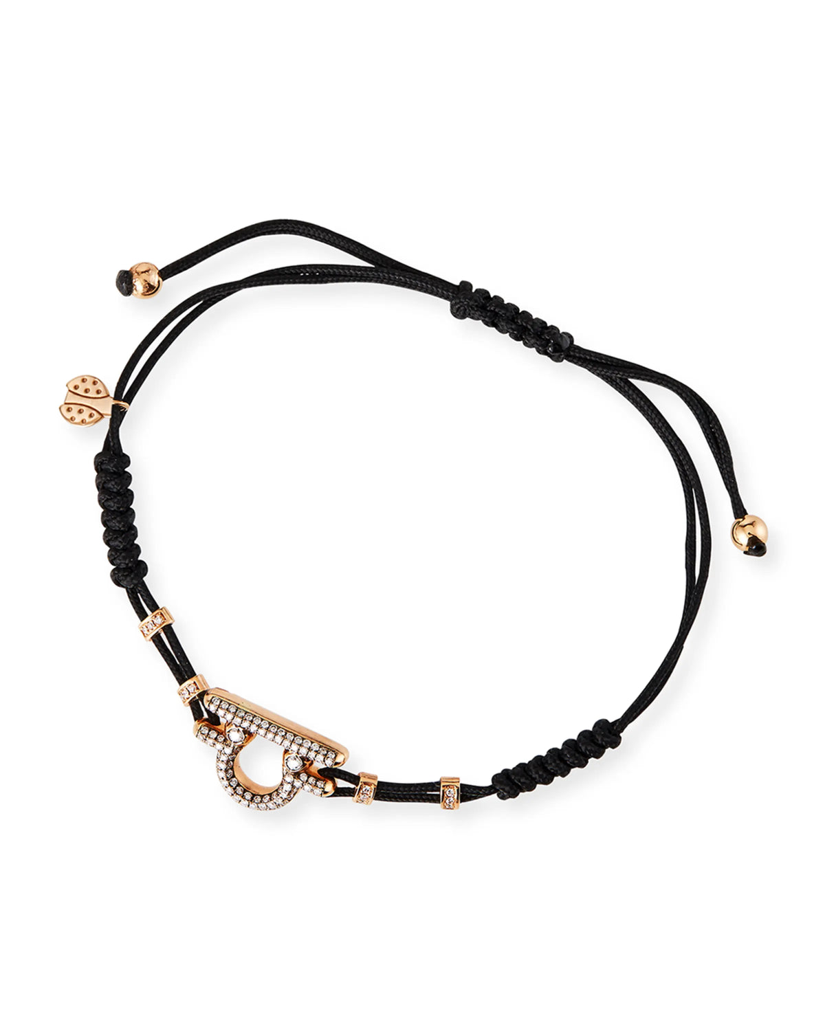 Libra Diamond Pull-Cord Bracelet