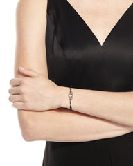 Libra Diamond Pull-Cord Bracelet